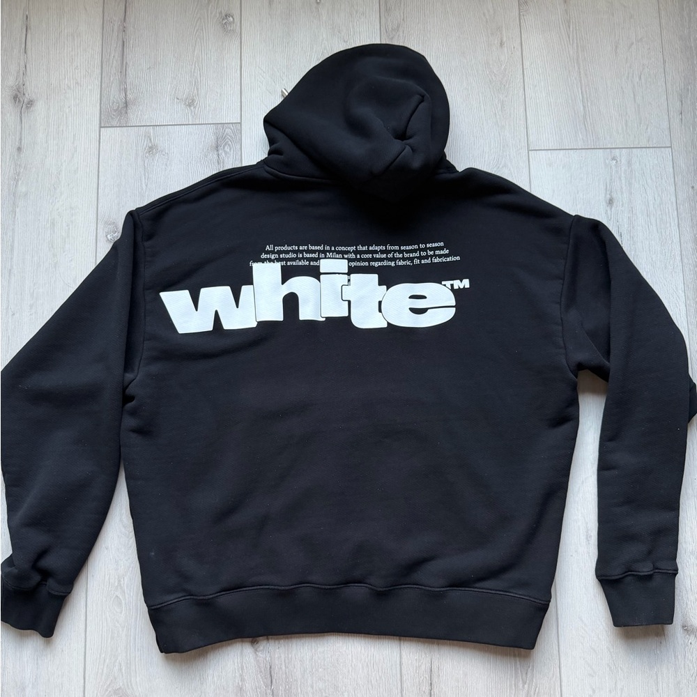 Off-White Shared Logo Drawstring Hoodie. Size Xl - image 2